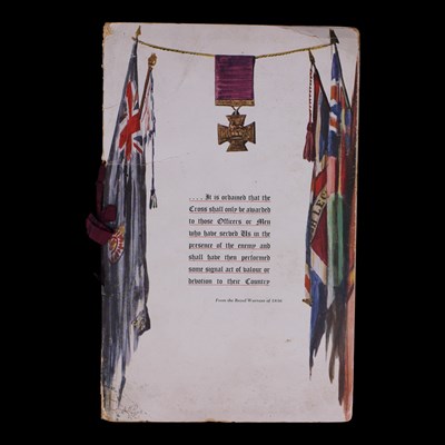 Lot 4 - A 1929 menu from the VC Dinner at the Royal...
