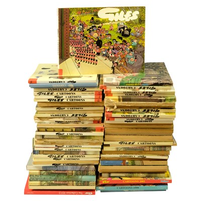 Lot 481 - A large quantity of Giles cartoon books