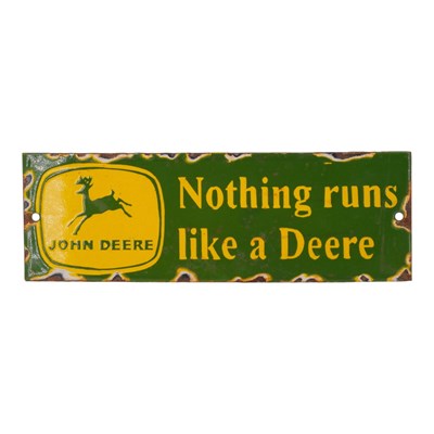 Lot 556 - [Tractor] A vintage John Deere "Nothing runs...