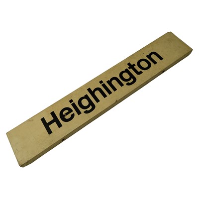 Lot 791 - A Heighington railway station fibreglass and...