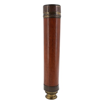 Lot 806 - A Victorian three-draw brass telescope by...