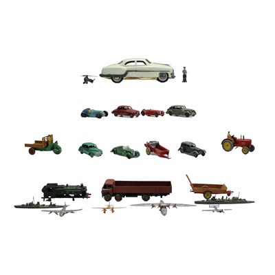 Lot 887 - A group of Dinky and other vintage diecast toy...