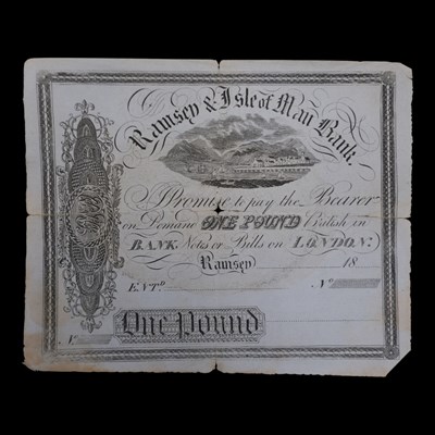 Lot 643 - A 19th Century Ramsey and Isle of Man unissued...