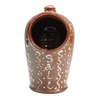 Lot 1021 - A Wetheriggs of Penrith slip-glazed salt pig...