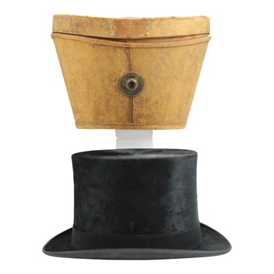 Lot 943 - A late 19th / early 20th Century silk top hat,...
