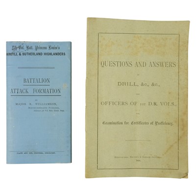 Lot 347 - Two late 19th / early 20th Century Volunteer...