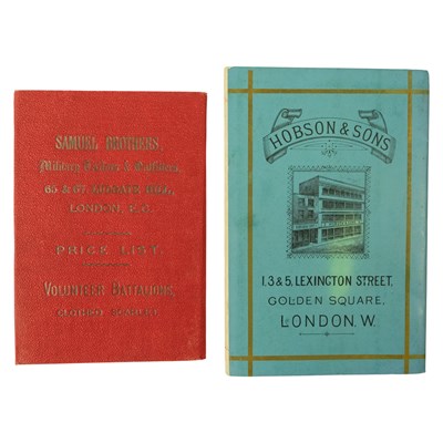 Lot 348 - Two Victorian military outfitters' price list...
