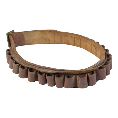 Lot 758 - A leather shotgun cartridge belt by Quality...