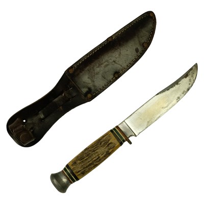Lot 260 - A German Third Reich sporting knife, its blade...