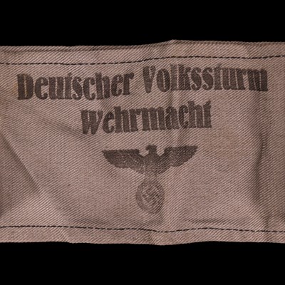 Lot 249 - A German Third Reich variant Volkssturm armband