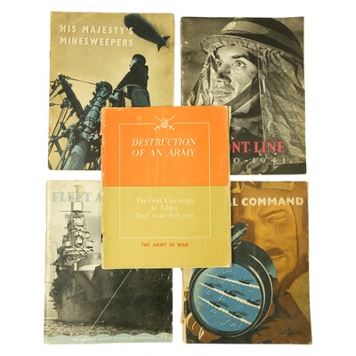 Lot 360 - Five HMSO Second World War histories,...