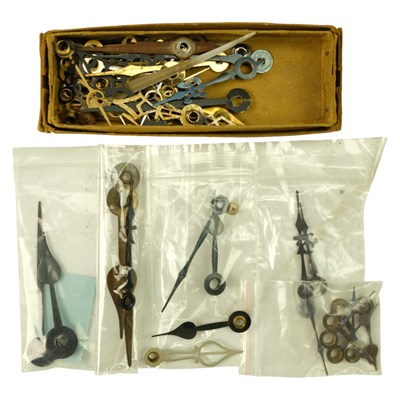Lot 1516 - A quantity of vintage and replacement clock hands