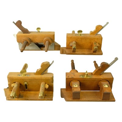 Lot 691 - A group of antique plough planes