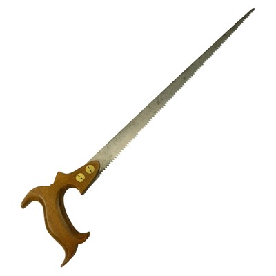 Lot 707 - A vintage woodworker's compass saw, 49 cm