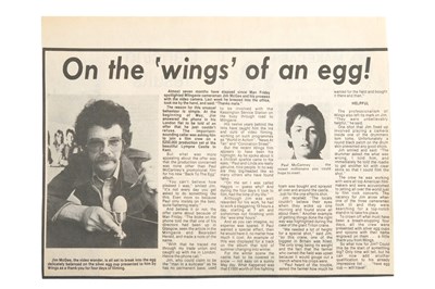 Lot 543 - [ Beatles / Paul McCartney ] A 1979 Mappin &...