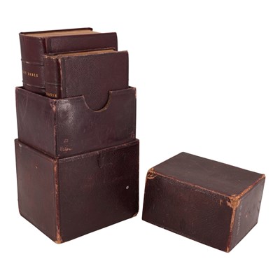 Lot 518 - The Bible, uniformly bound with The Book of...