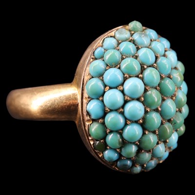 Lot 1399 - A late 19th / early 20th Century turquoise...