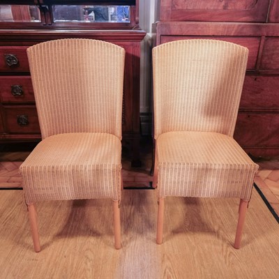 Lot 1642 - A pair of near-contemporary Lloyd Loom of...
