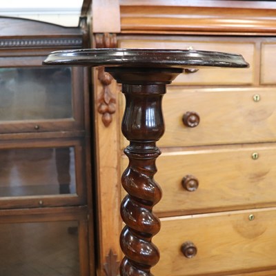 Lot 1656 - A late 19th / early 20th Century twist-turned...