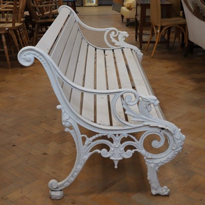 Lot 1673 - A Victorian Coalbrookdale style wooden-lathed...