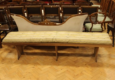 Lot 1676 - A late 19th / early 20th Century window bench...