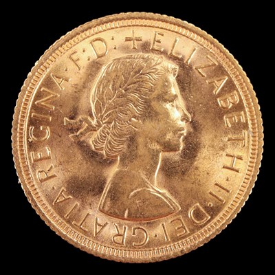 Lot 934 - A 1963 gold sovereign coin