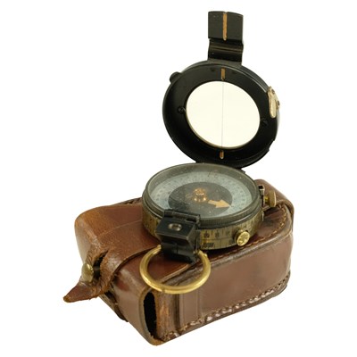 Lot 154 - A Francis Barker and Son Mk IX prismatic...