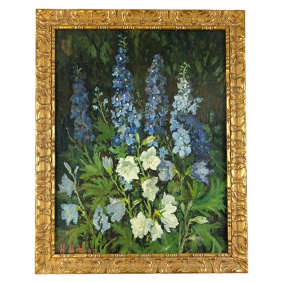 Lot 1135 - Harold Lawson Riding (1886-1981), "Campanulas...