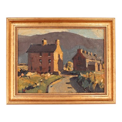 Lot 1138 - "The Old Mill near Talsarnal", an impasto...