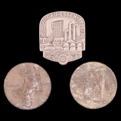 Lot 88 - Three German Third Reich day badges