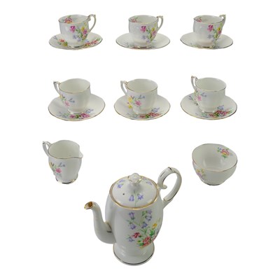 Lot 804 - A Bell "Old Country Spray" fine bone china...