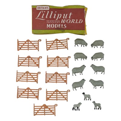 Lot 644 - A boxed Britains "Lilliput" diecast lead toy...