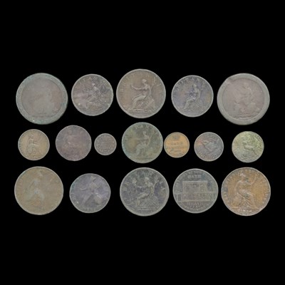 Lot 310 - A small quantity of George II to Victorian...