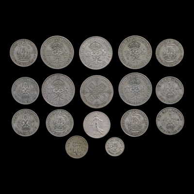 Lot 311 - A quantity of post-1920 GB silver coins, 120 g
