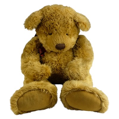 Lot 663 - A large Russ Berrie "Tibbles" plush teddy bear,...