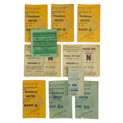 Lot 581 - A quantity of 1960s football ticket stubs,...