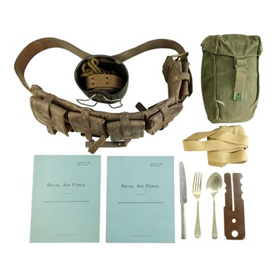 Lot 183 - Sundry items of militaria including a Mauser...