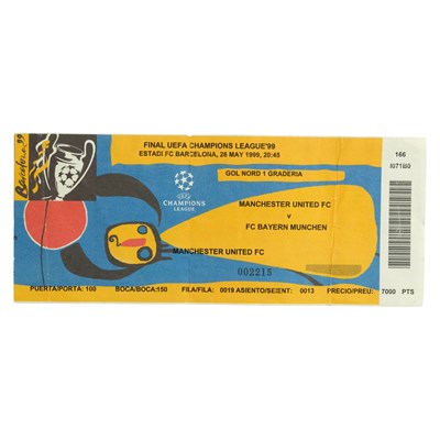 Lot 584 - [Football] A 1999 Champions League final...