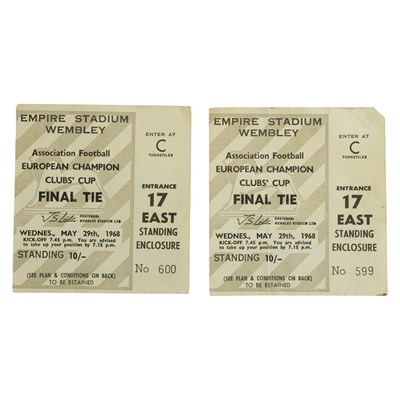 Lot 585 - [Football] Two 1968 European Champion Clubs'...