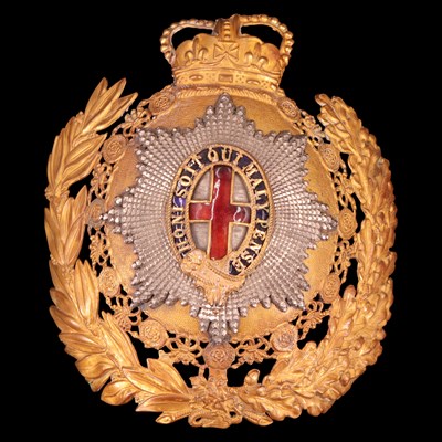 Lot 54 - A QEII Household Cavalry Life Guards helmet plate