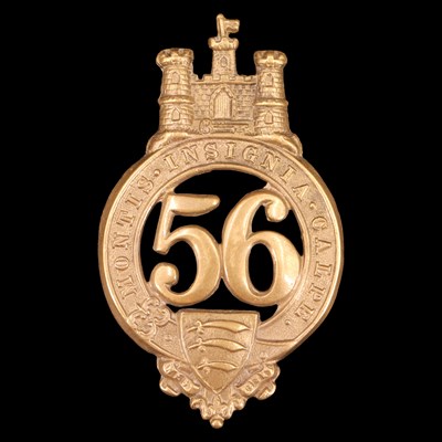 Lot 70 - A 56th (West Essex) Regiment of Foot glengarry...