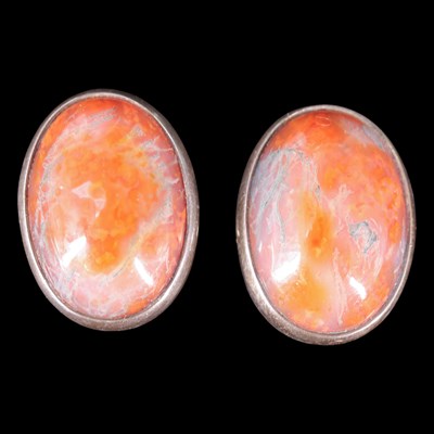 Lot 968 - A pair of vintage Malcolm Grey Ortak dendritic...