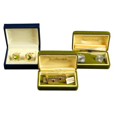 Lot 678 - Three cased pairs of vintage German "huntsman"...