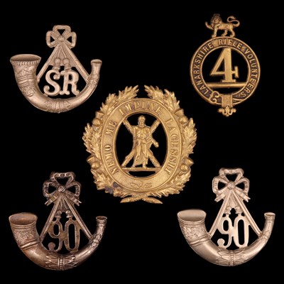 Lot 59 - Victorian Scottish military badges, including...