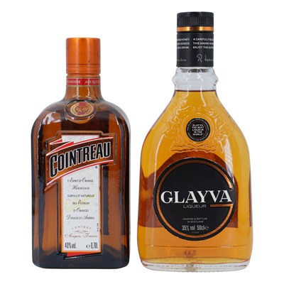 Lot 1165 - A bottle of Cointreau, 40%, 70 cl,  together...