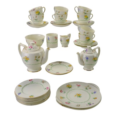 Lot 789 - A Royal Doulton "Spring Flowers" tea set for...