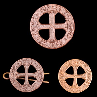 Lot 71 - A Women's Transport Service FANY officers'...