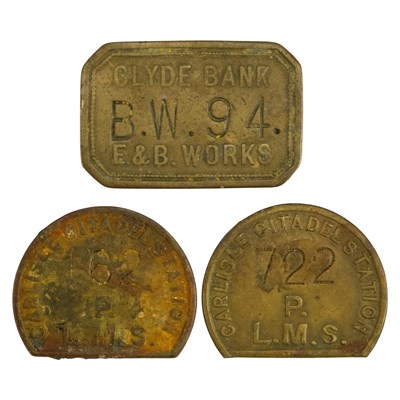 Lot 602 - Two Carlisle Citadel Railway Station P LMS pay...