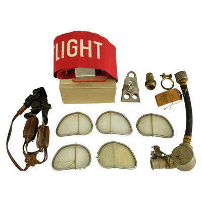 Lot 206 - A group of aircraft and aircrew equipment,...