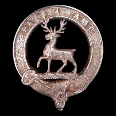 Lot 998 - A 1950s Scottish silver clan Scott plaid-type...